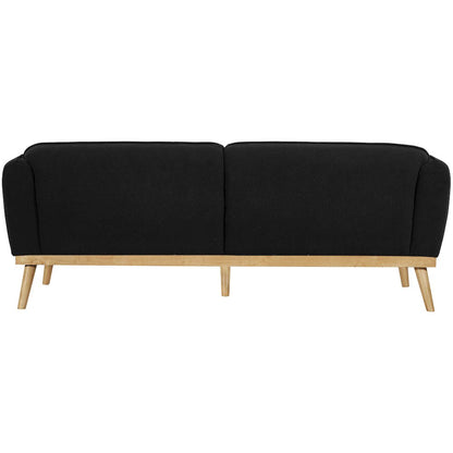 Nolita Black Boucle Fabric Sofa