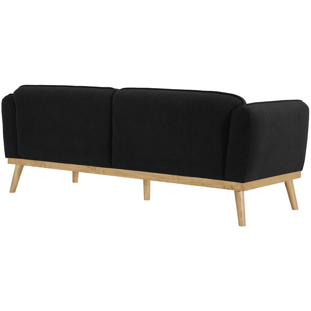 Nolita Black Boucle Fabric Sofa