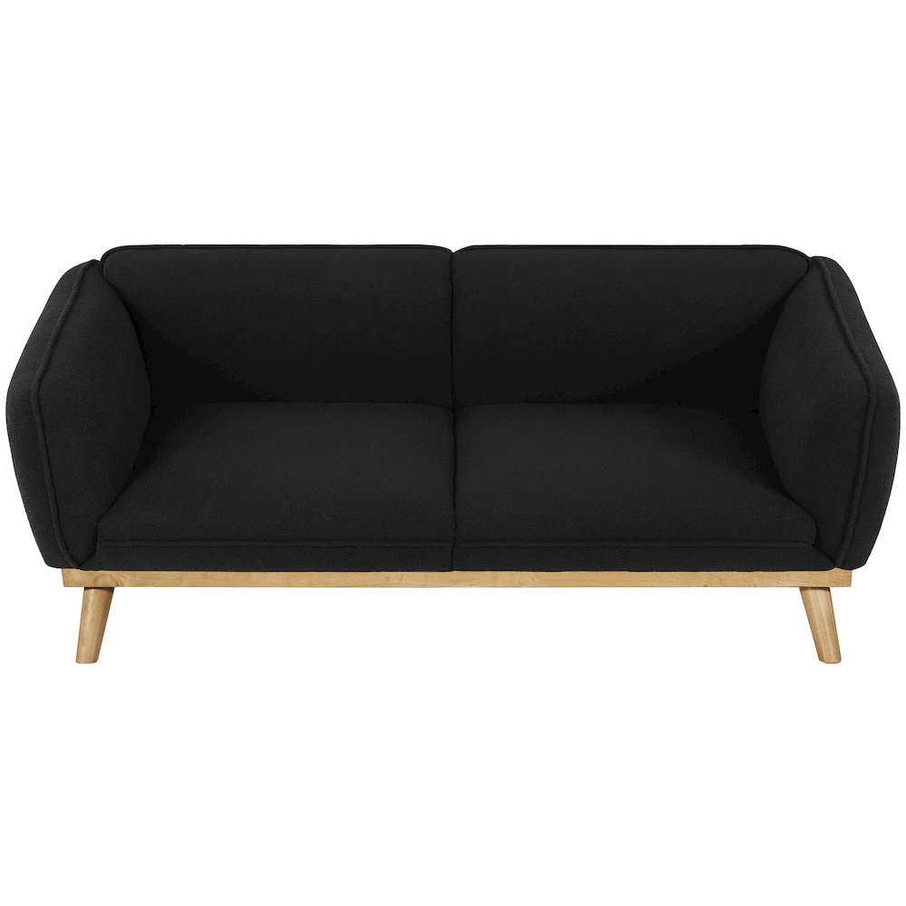 Nolita Black Boucle Fabric Sofa