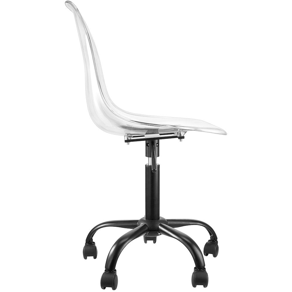 Clarion Matte Black Office Chair