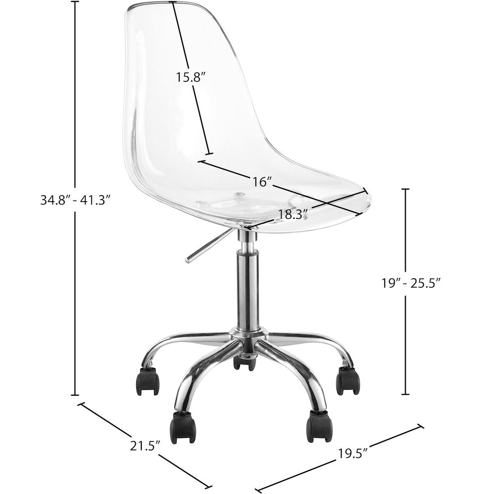 Clarion Chrome Office Chair