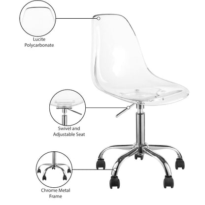 Clarion Chrome Office Chair