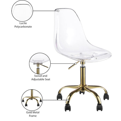 Clarion Gold Office Chair