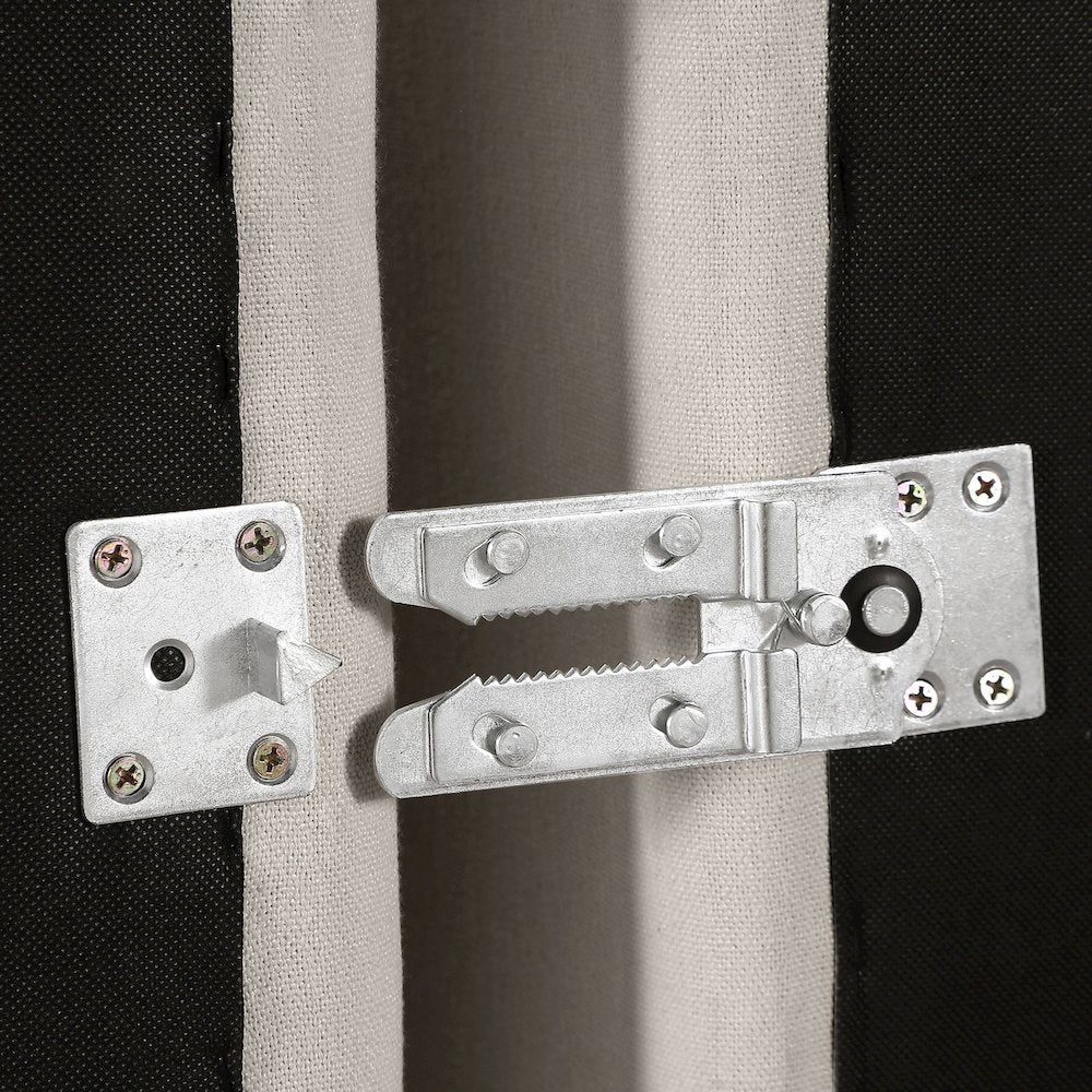 Comfy Beige Linen Textured Fabric Modular Sofa