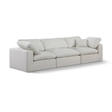 Comfy Cream Linen Textured Fabric Modular Sofa