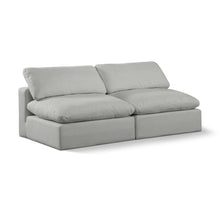 Comfy Grey Linen Textured Fabric Modular Sofa