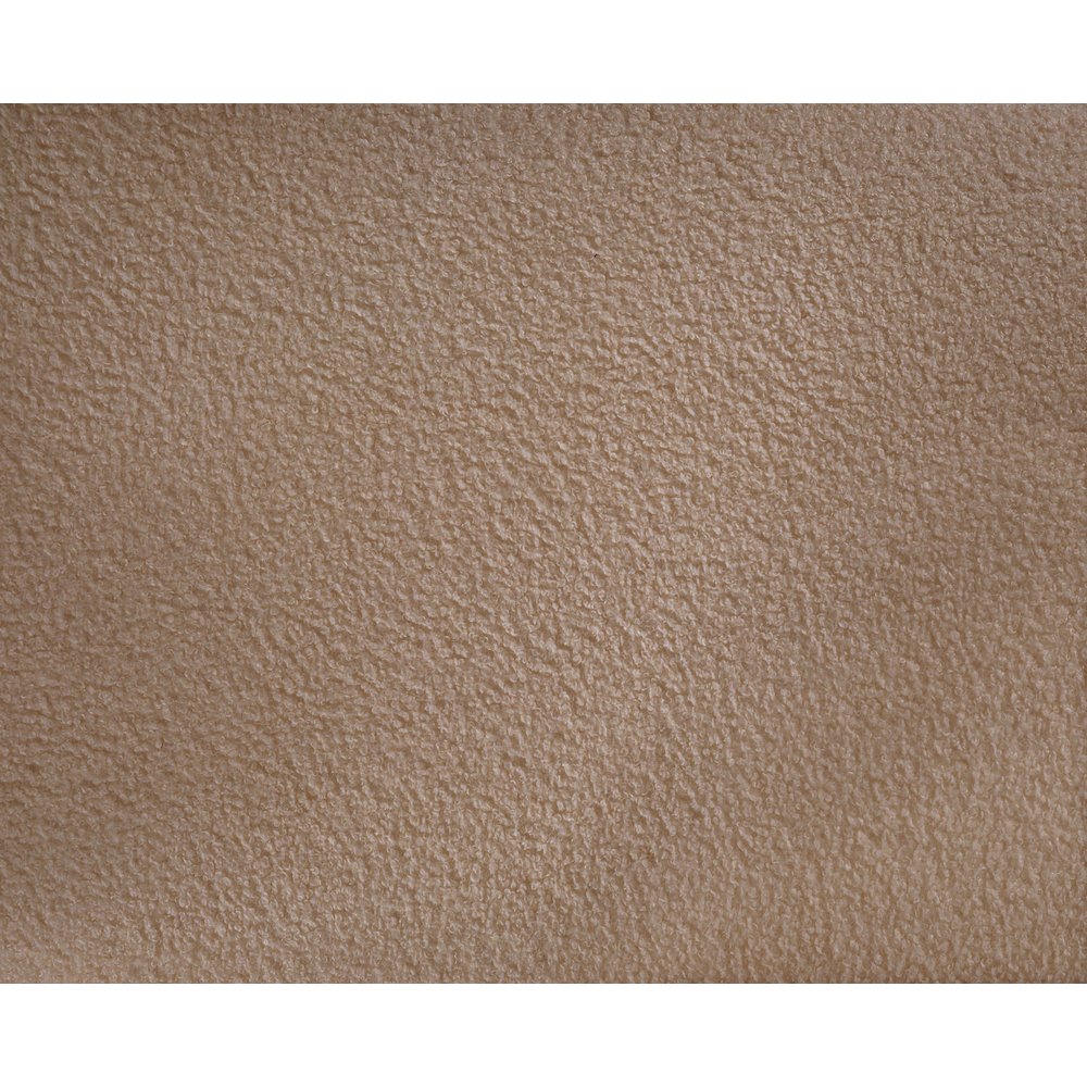 Kennedy Beige Faux Shearling Teddy Fabric Bench