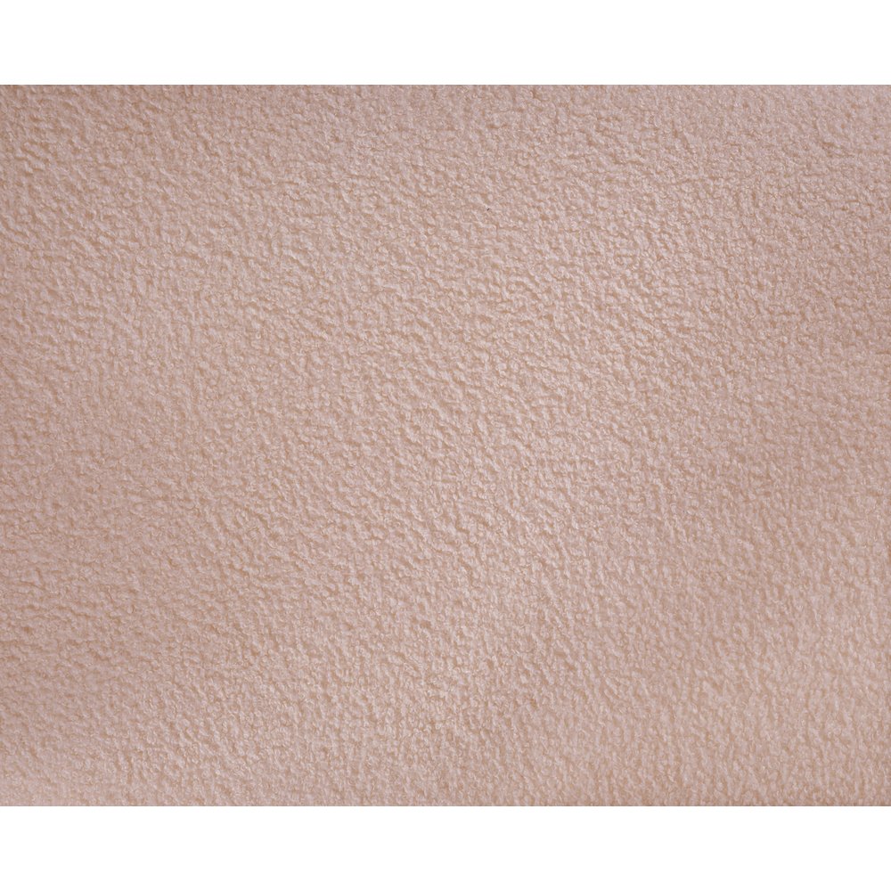 Kennedy Pink Faux Shearling Teddy Fabric Bench