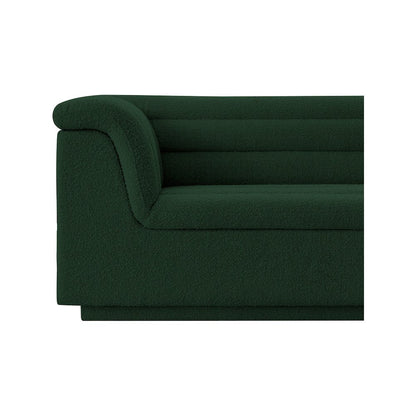 Cascade Green Boucle Fabric Chair