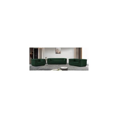 Cascade Green Boucle Fabric Chair