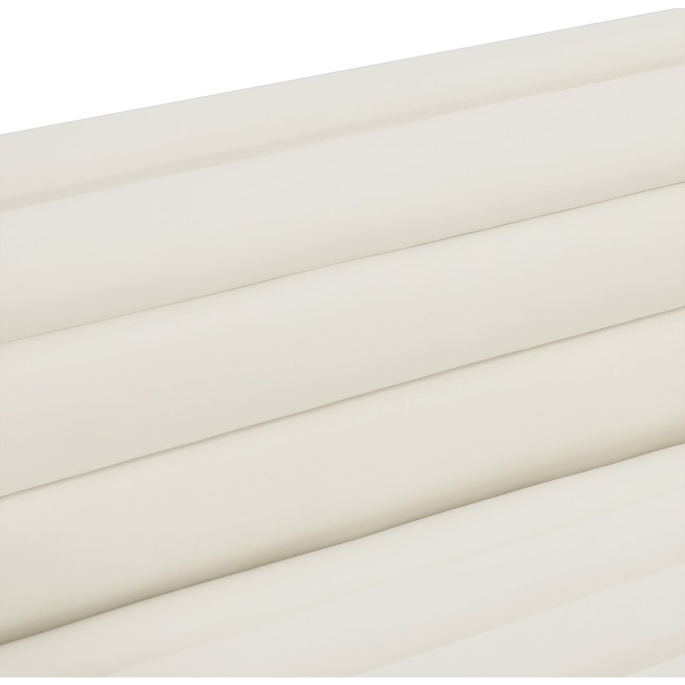 Cascade Cream Velvet Fabric Sofa