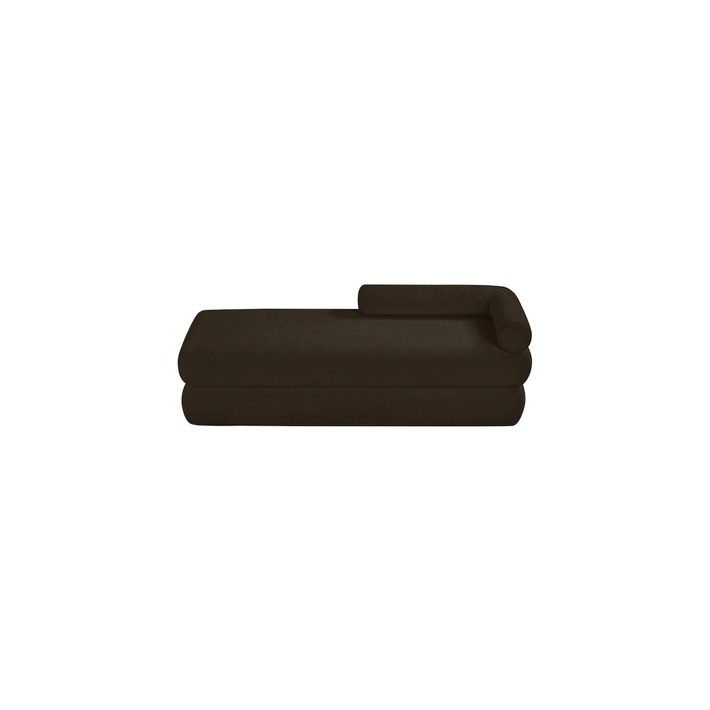 Kennedy Brown Chenille Fabric Bench