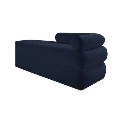 Kennedy Navy Chenille Fabric Bench