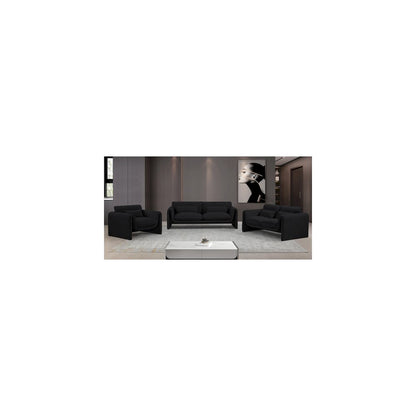 Stylus Black Boucle Fabric Chair