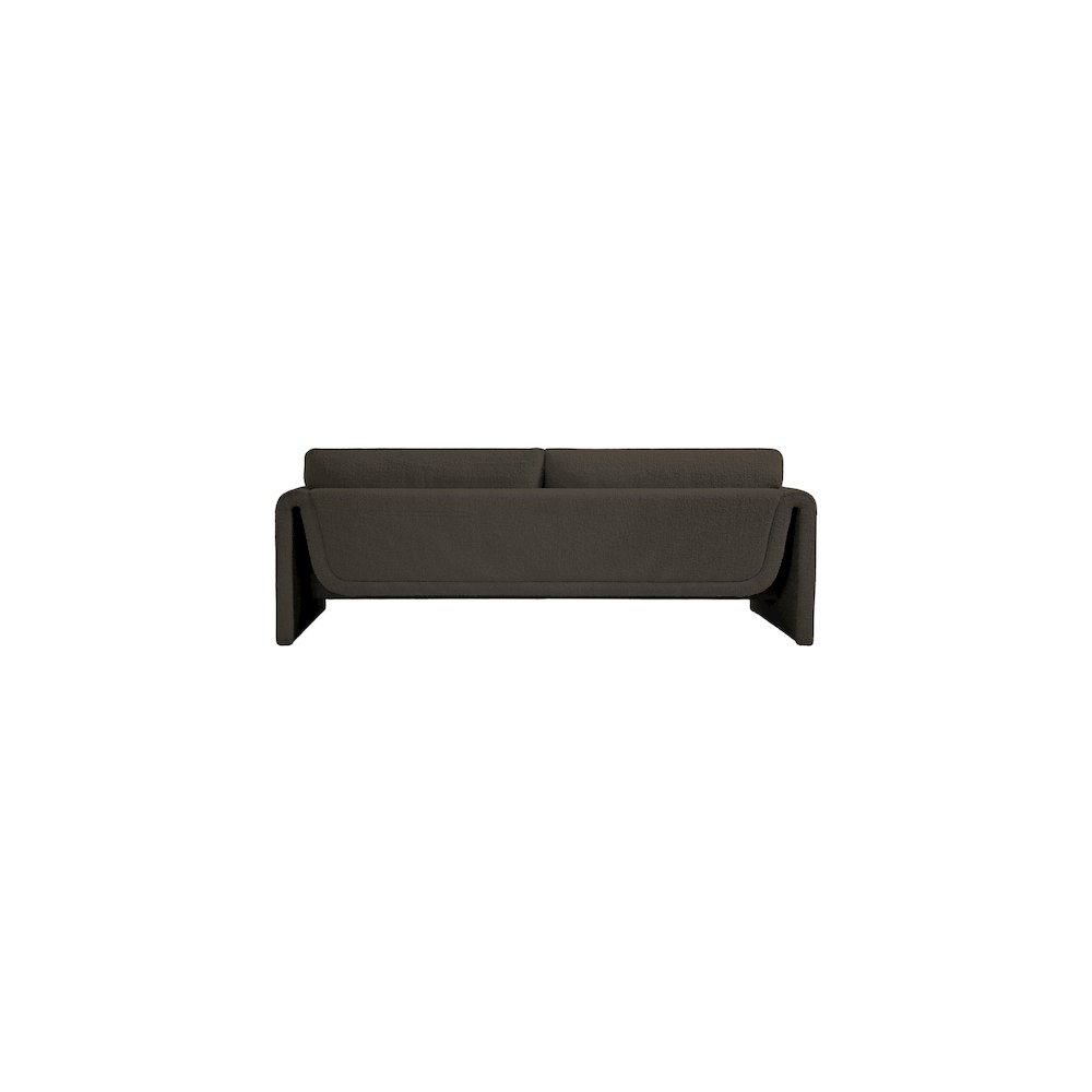 Stylus Brown Boucle Fabric Sofa
