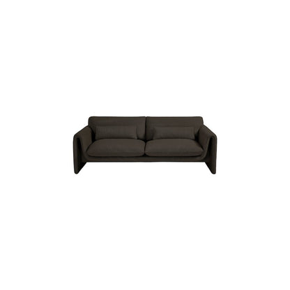 Stylus Brown Boucle Fabric Sofa