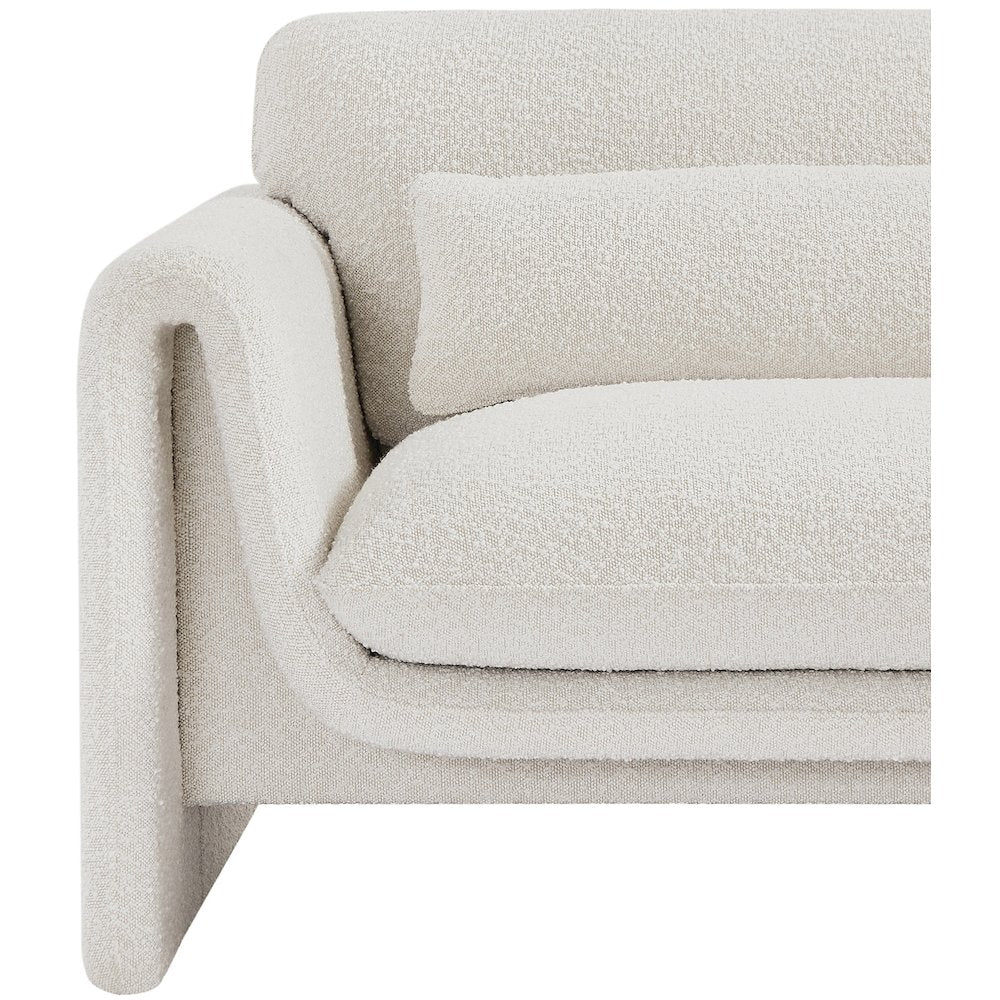 Stylus Cream Boucle Fabric Chair