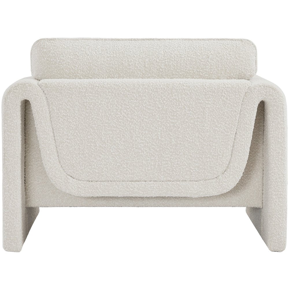 Stylus Cream Boucle Fabric Chair