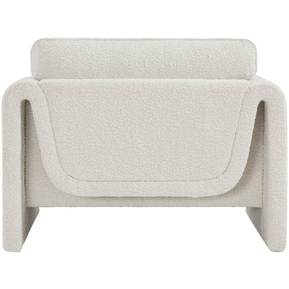 Stylus Cream Boucle Fabric Chair