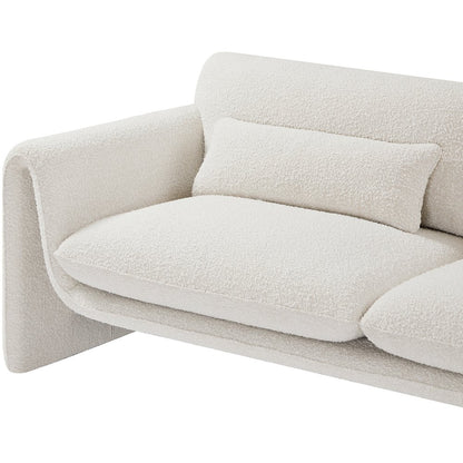 Stylus Cream Boucle Fabric Sofa