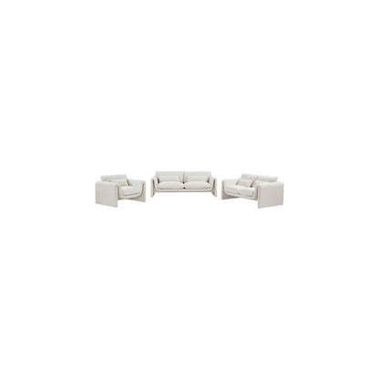 Stylus Cream Boucle Fabric Sofa