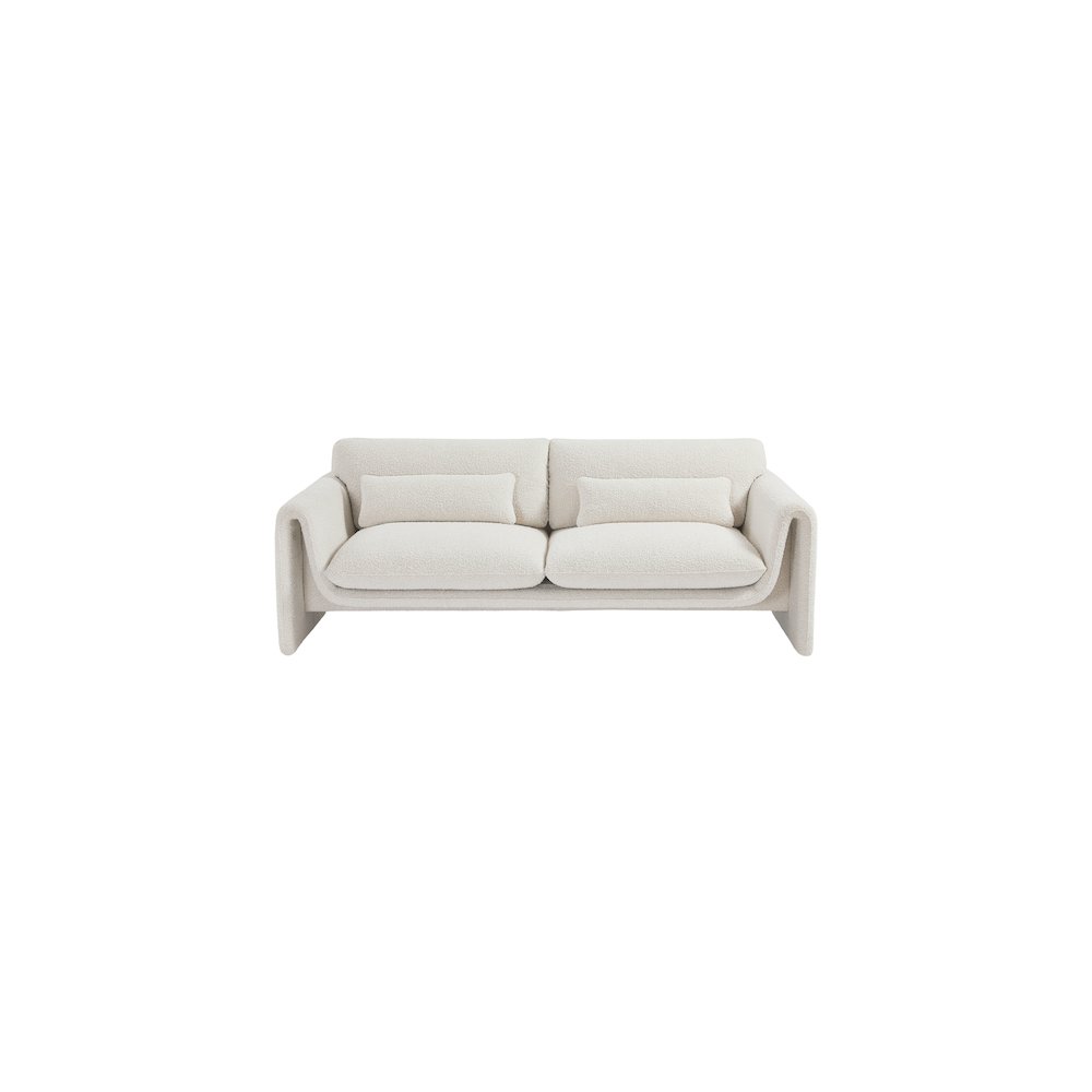 Stylus Cream Boucle Fabric Sofa