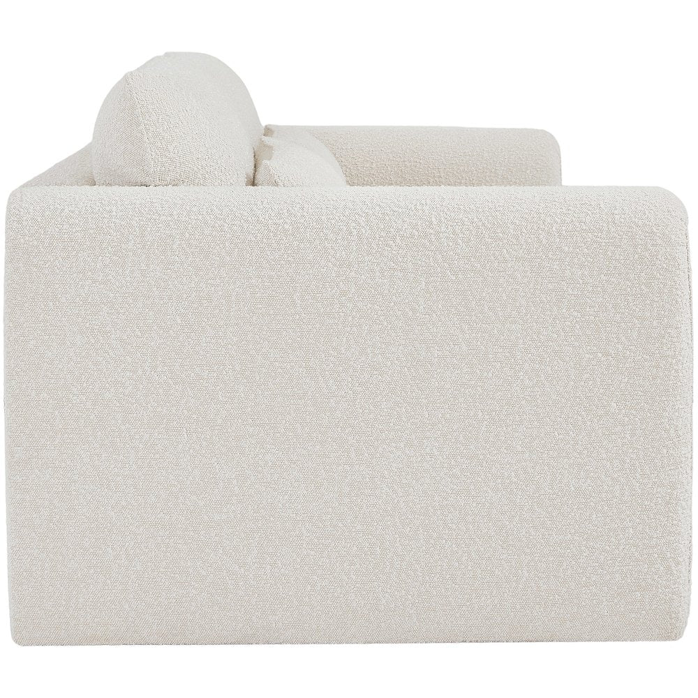 Stylus Cream Boucle Fabric Sofa