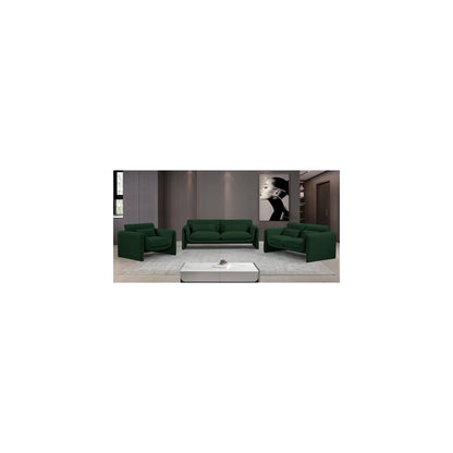 Stylus Green Boucle Fabric Chair