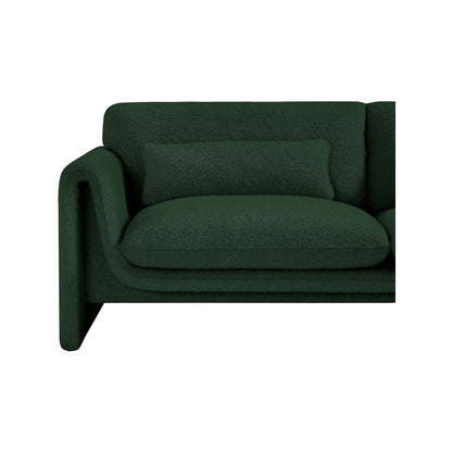 Stylus Green Boucle Fabric Sofa