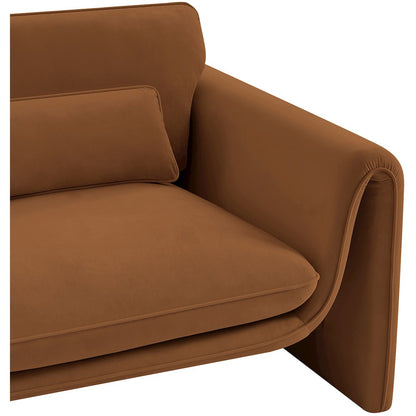 Sloan Saddle Velvet Fabric Chair