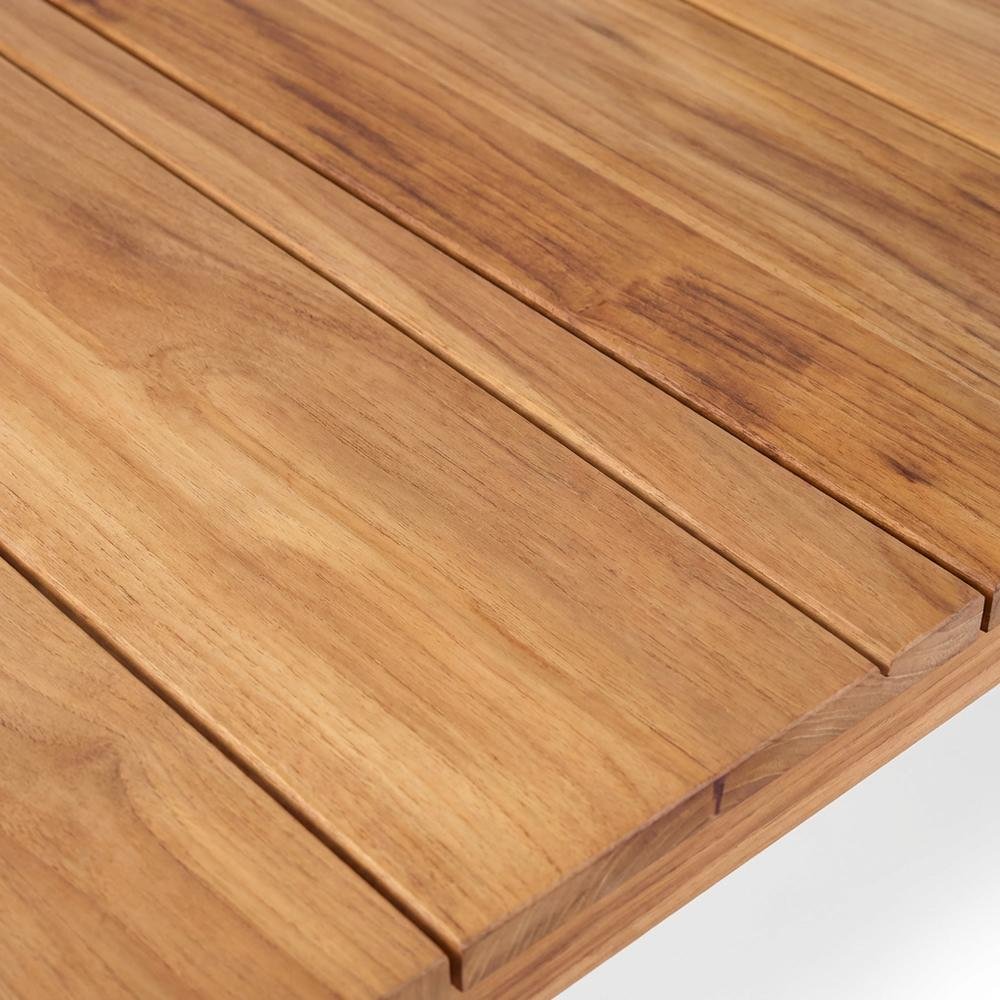Teak Outdoor Patio Dining Table With Contemporary Style