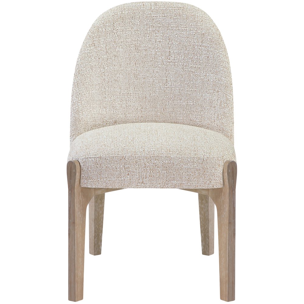 Torino Beige Fabric Upholstered Dining Chair, Set of 2