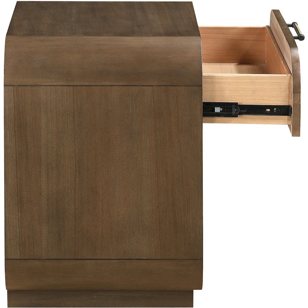 Windsor Brown Solid Wood Nightstand