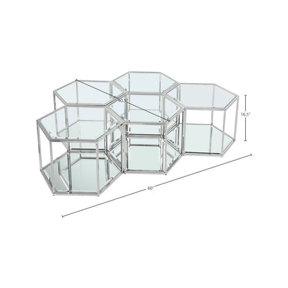 Sei Chrome Coffee Table