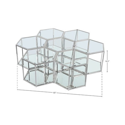 Sei Chrome Coffee Table