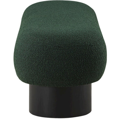 Robertson Green Boucle Fabric Bench