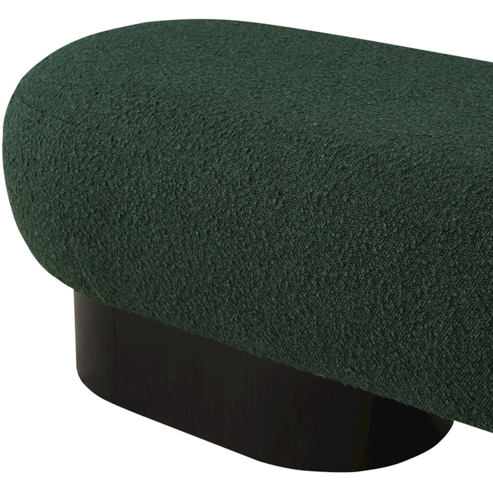 Robertson Green Boucle Fabric Bench