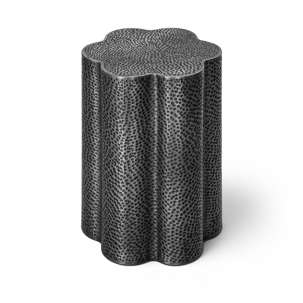 Lotus Black Iron End / Side Table