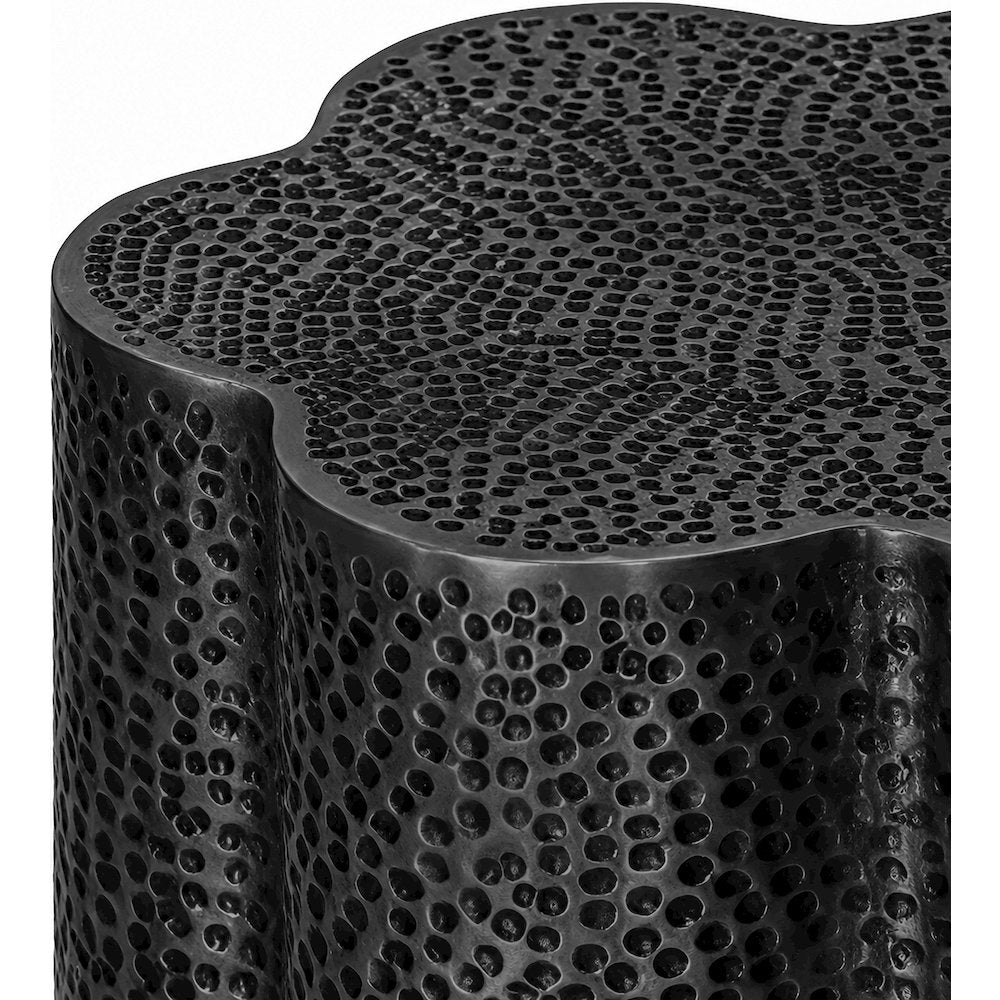 Lotus Black Iron End / Side Table