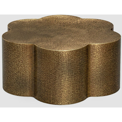 Lotus Brass Iron Coffee Table