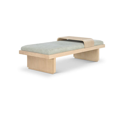 Arlington Mint Green Chenille Fabric Bench