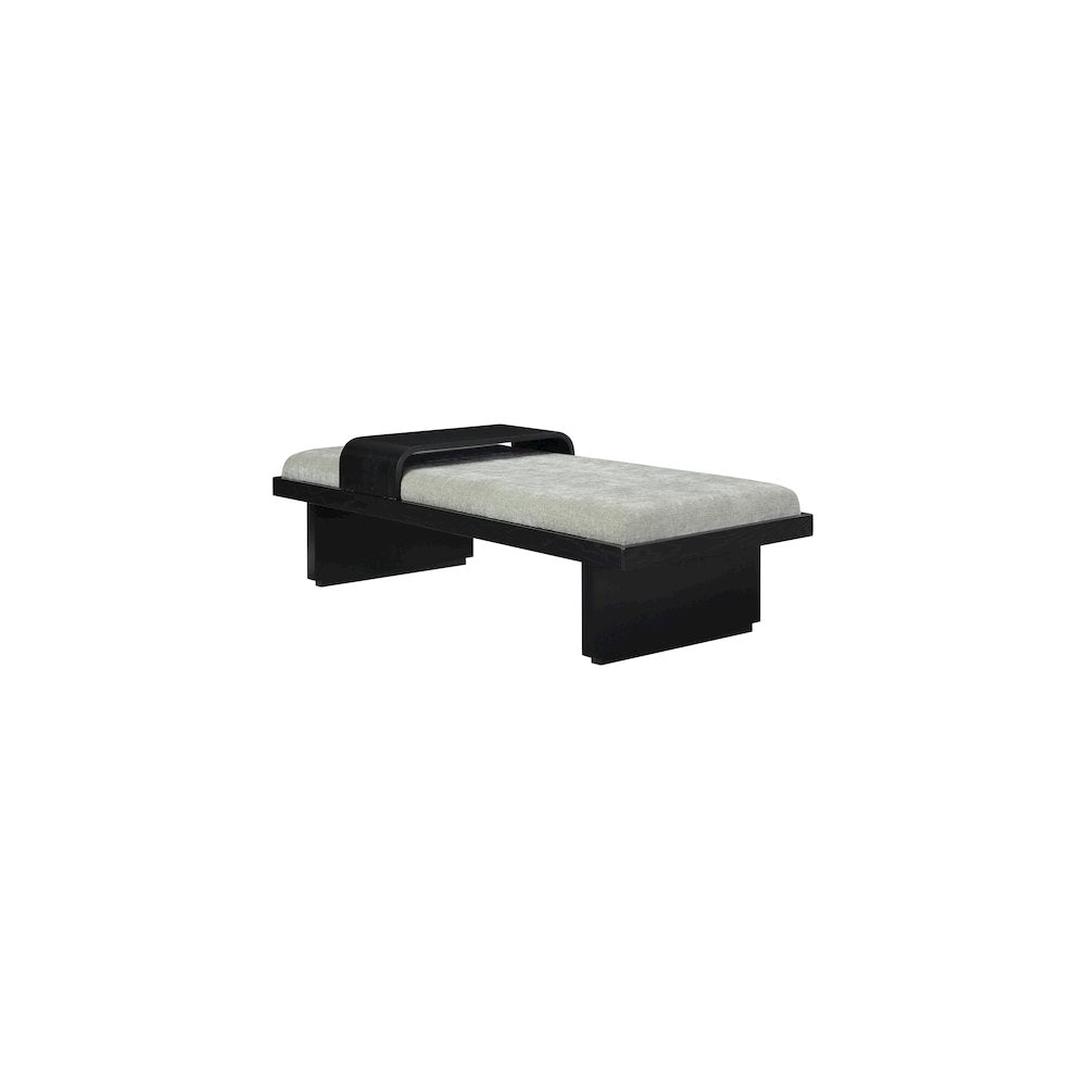 Arlington Mint Green Chenille Fabric Bench