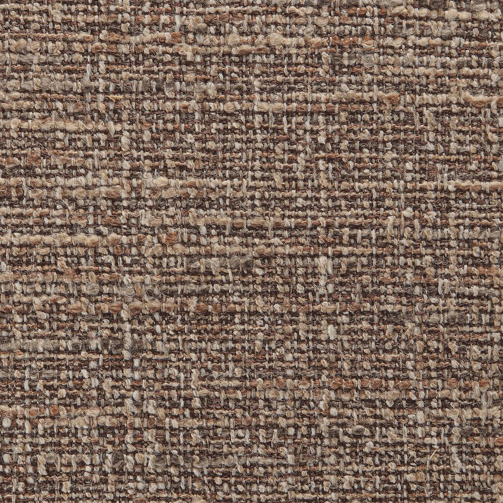 Hickory Brown Fabric Upholstered Bench