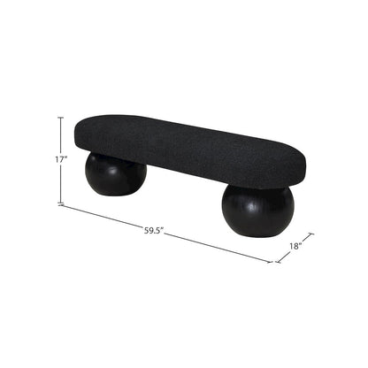 Bowie Black Bench