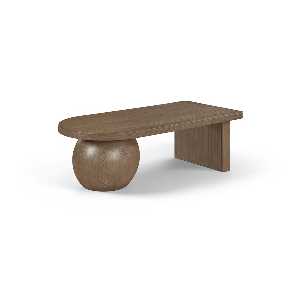 Solum Brown Ash Wood And Oak Veneer Coffee Table