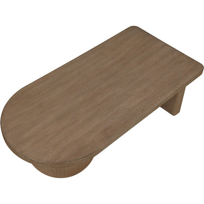 Solum Brown Ash Wood And Oak Veneer Coffee Table