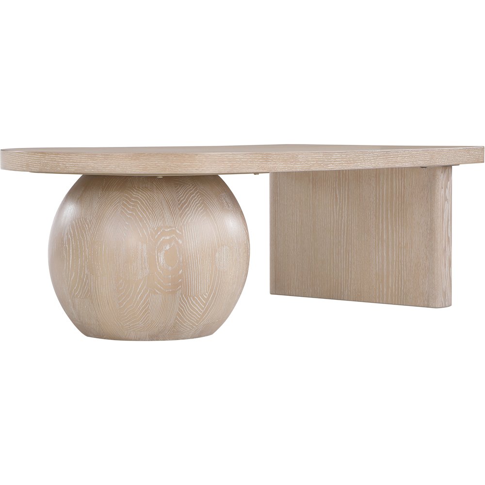 Solum Natural Ash Wood And Oak Veneer Coffee Table
