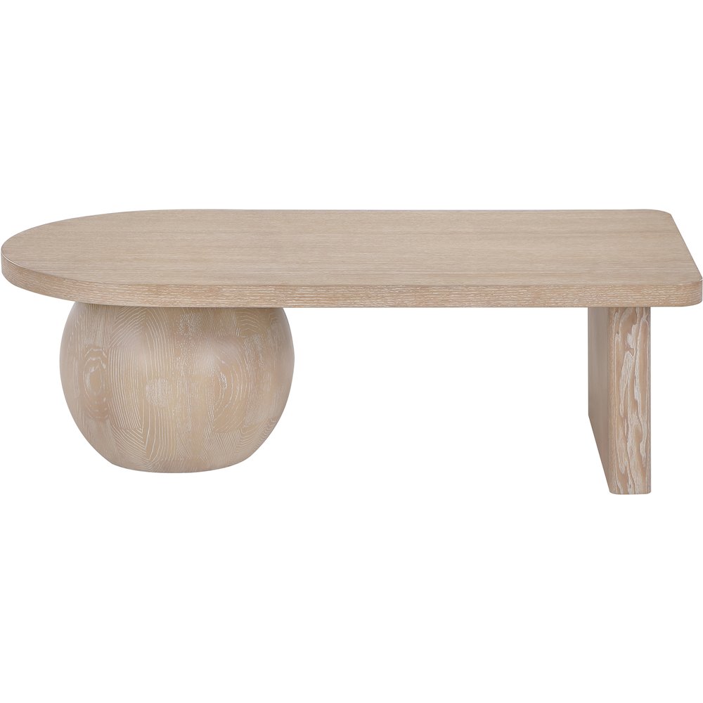 Solum Natural Ash Wood And Oak Veneer Coffee Table
