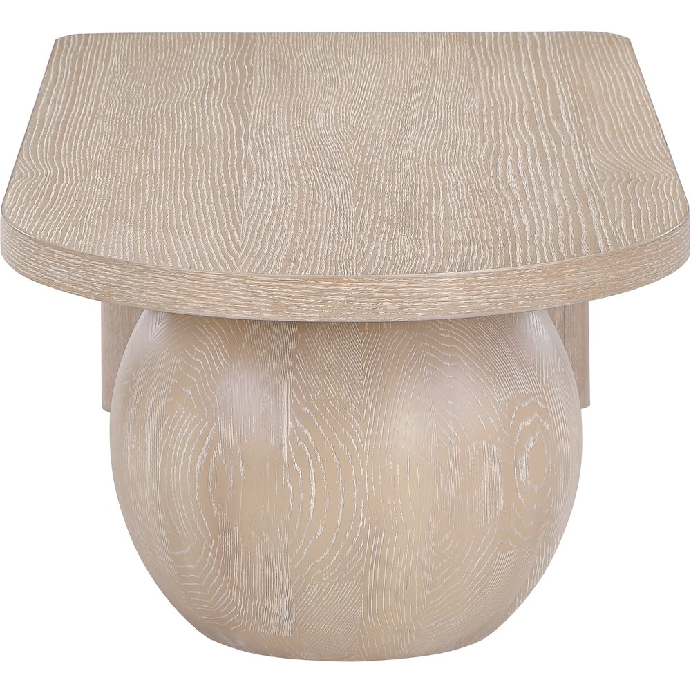 Solum Natural Ash Wood And Oak Veneer Coffee Table