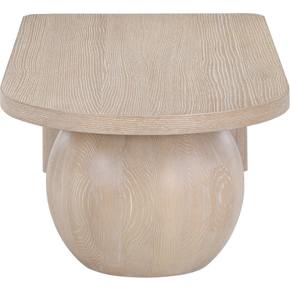 Solum Natural Ash Wood And Oak Veneer Coffee Table
